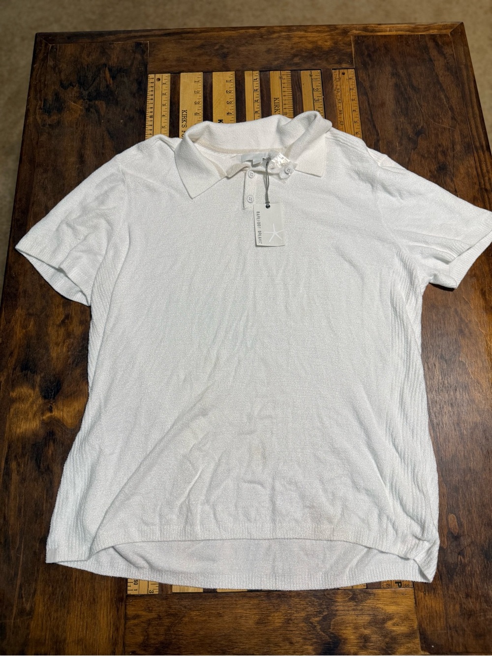 NWT Barefoot Dreams Men’s Polo